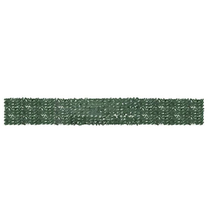 Écran de balcon avec feuilles vert foncé 600x75 cm | Mobilier & Déco