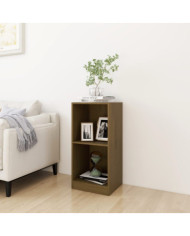 Armoire d'appoint Marron miel 35,5x33,5x76cm Bois de pin massif | Mobilier & Déco