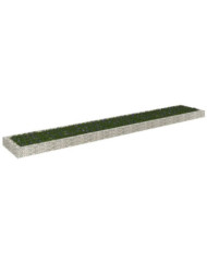 Lit surélevé à gabion Acier galvanisé 600x100x20 cm | Mobilier & Déco