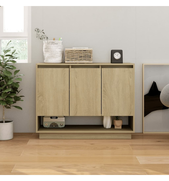 Buffet Chêne sonoma 97x31x75 cm Bois d'ingénierie | Mobilier & Déco