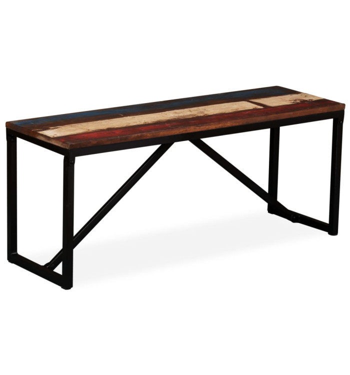 Banc 110 x 35 x 45 cm Bois de récupération massif | Mobilier & Déco