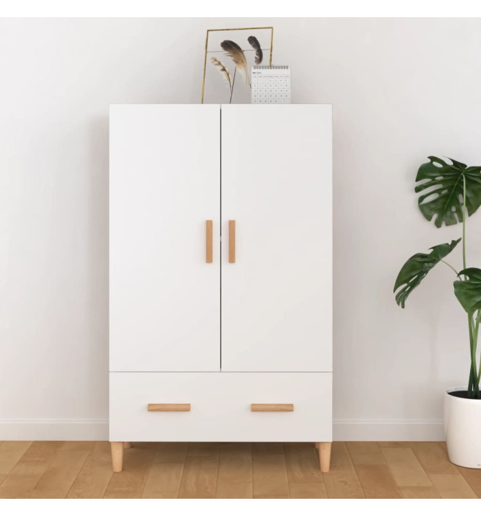 Buffet Blanc 70x31x115 cm Bois d'ingénierie | Mobilier & Déco