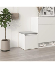 Tiroir boîte Blanc 40,5x40x40 cm Bois d'ingénierie | Mobilier & Déco