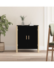 Buffet Noir 62x38x70 cm Bois d'ingénierie | Mobilier & Déco