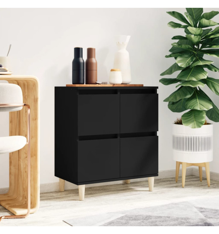 Buffet Noir 60x35x70 cm Bois d'ingénierie | Mobilier & Déco