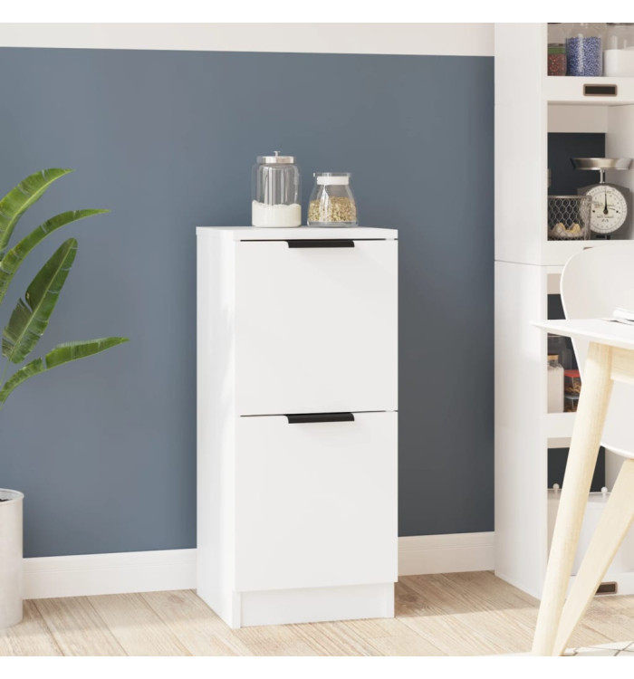 Buffet Blanc 30x30x70 cm Bois d'ingénierie | Mobilier & Déco