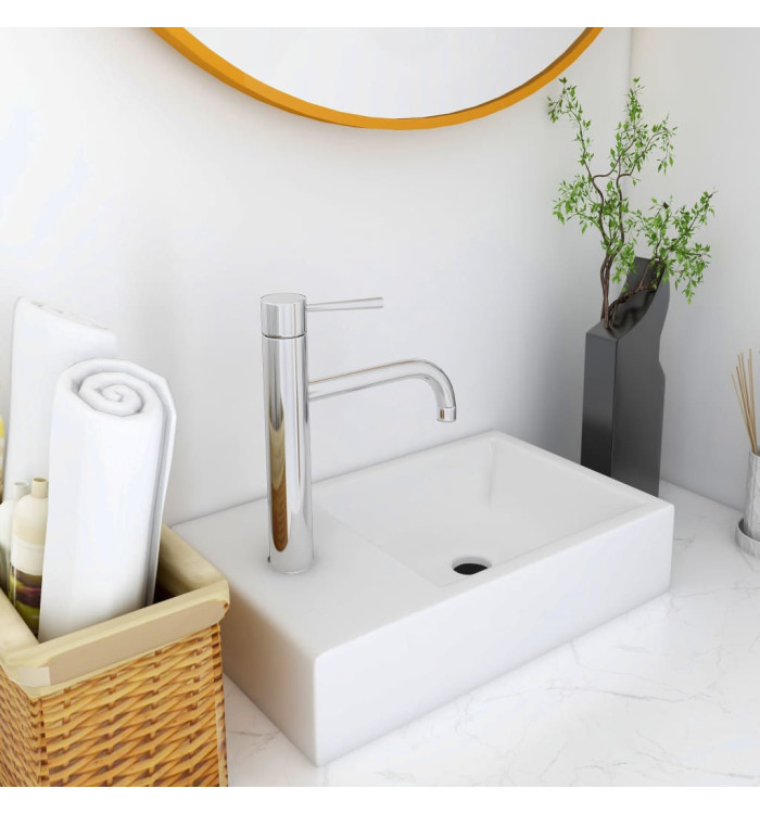 Lavabo 400x220x90 mm SMC Blanc | Mobilier & Déco