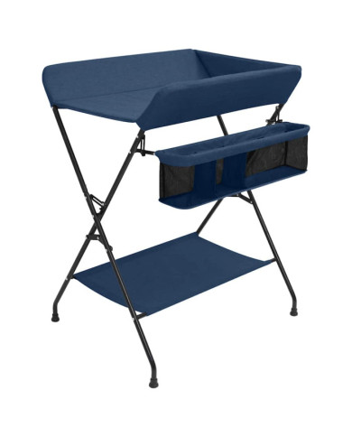 Table à langer Bleu marine Fer | Mobilier & Déco