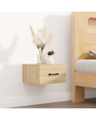 Table de chevet murale Chêne sonoma 35x35x20 cm | Mobilier & Déco