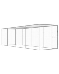 Cage pour chat 6x1,5x1,5 m Acier galvanisé | Mobilier & Déco