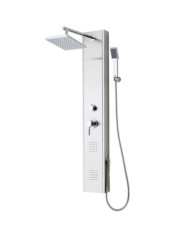 SCHÜTTE Panneau de douche avec mitigeur à levier TAHITI Inox | Mobilier & Déco