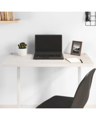 Dessus de bureau blanc 80x40x2,5 cm bois massif de pin | Mobilier & Déco