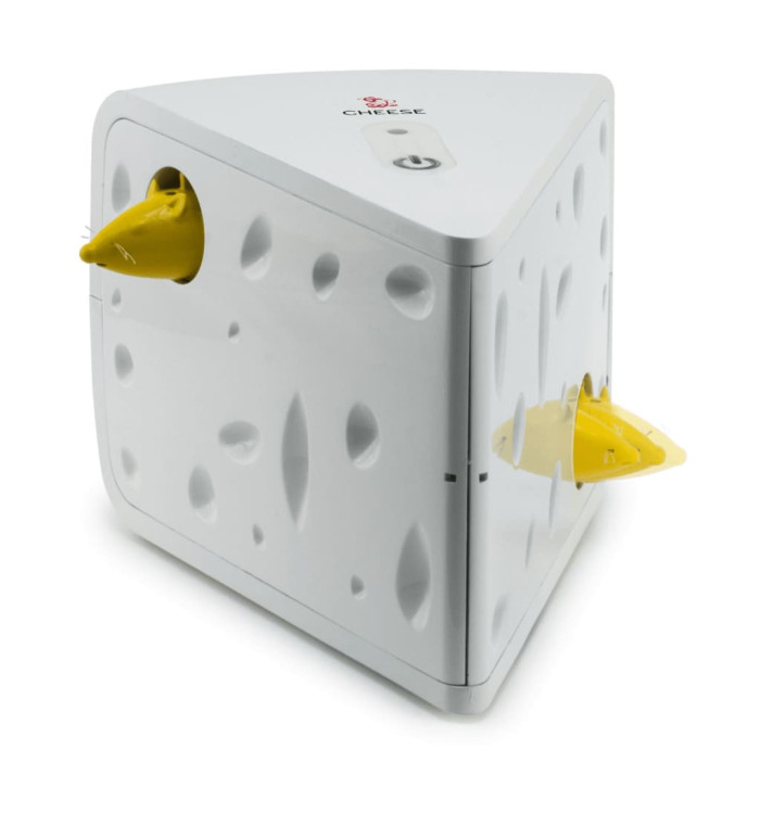 FroliCat Jouet automatique pour chat Cheese | Mobilier & Déco
