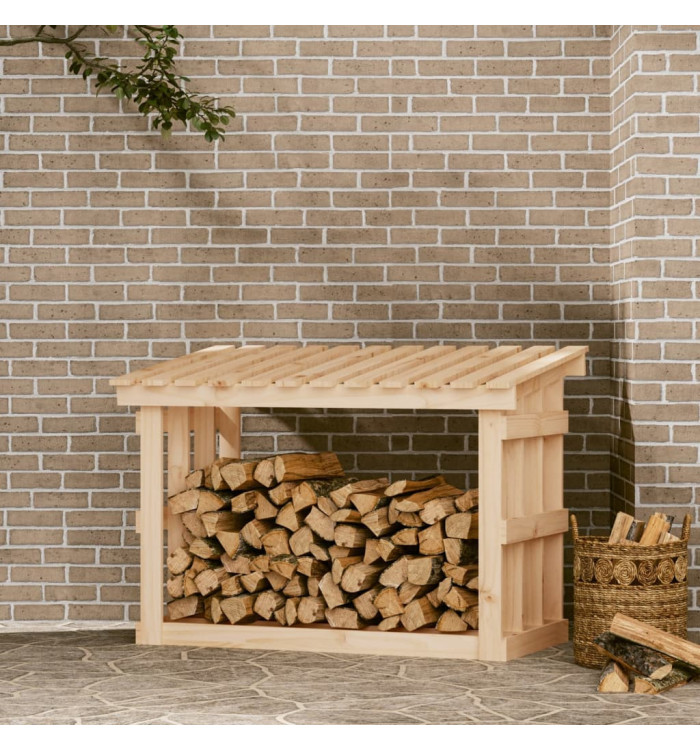 Support pour bois de chauffage 108x64,5x77 cm Bois de pin | Mobilier & Déco