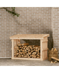 Support pour bois de chauffage 108x64,5x77 cm Bois de pin | Mobilier & Déco