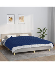 Couverture lestée Bleu 155x220 cm 11 kg Tissu | Mobilier & Déco