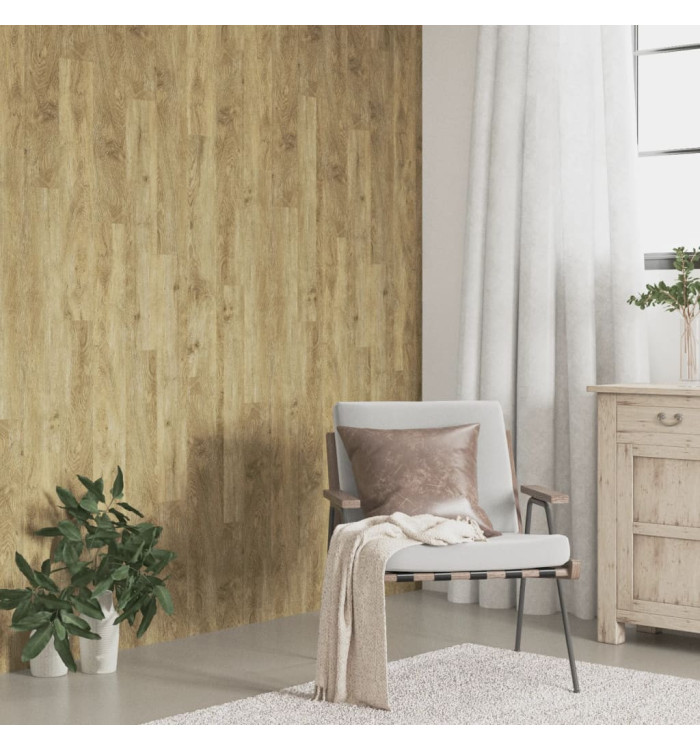 Panneaux muraux Aspect bois Marron PVC 4,12 m² | Mobilier & Déco
