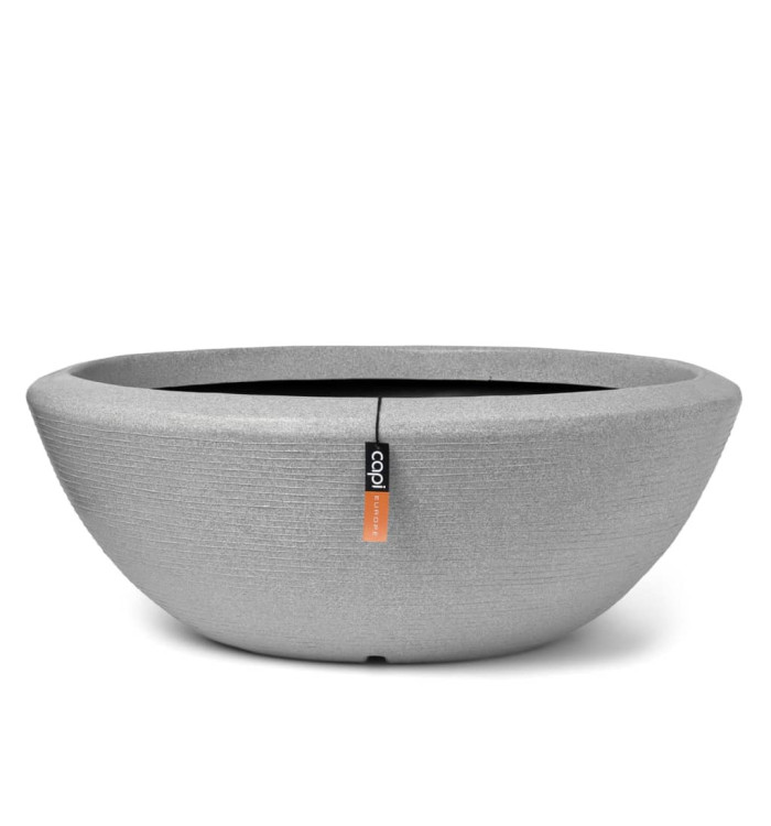 Capi Bol à plantes bas Arc Granite 61x25 cm Ivoire | Mobilier & Déco