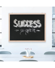 Tableau noir mural Bois de cèdre 60 x 80 cm | Mobilier & Déco