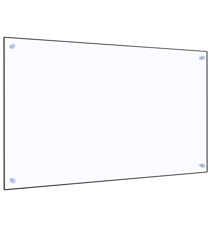 Dosseret de cuisine Transparent 100x60 cm Verre trempé | Mobilier & Déco