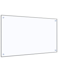 Dosseret de cuisine Transparent 100x60 cm Verre trempé | Mobilier & Déco