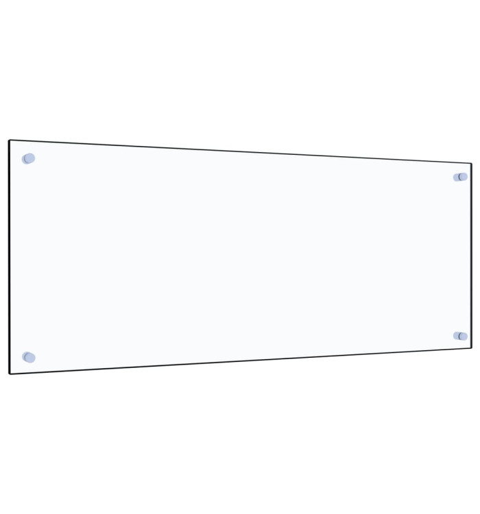Dosseret de cuisine Transparent 100x40 cm Verre trempé | Mobilier & Déco
