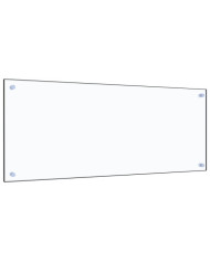 Dosseret de cuisine Transparent 100x40 cm Verre trempé | Mobilier & Déco