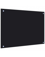 Dosseret de cuisine Noir 70x50 cm Verre trempé | Mobilier & Déco