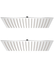 Pomme de douche plongeante 2 pcs Acier inoxydable 30x40 cm | Mobilier & Déco
