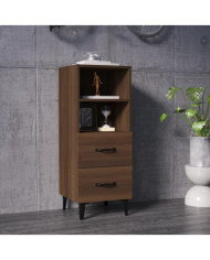 Buffet Chêne marron 34,5x34x90 cm Bois d'ingénierie | Mobilier & Déco