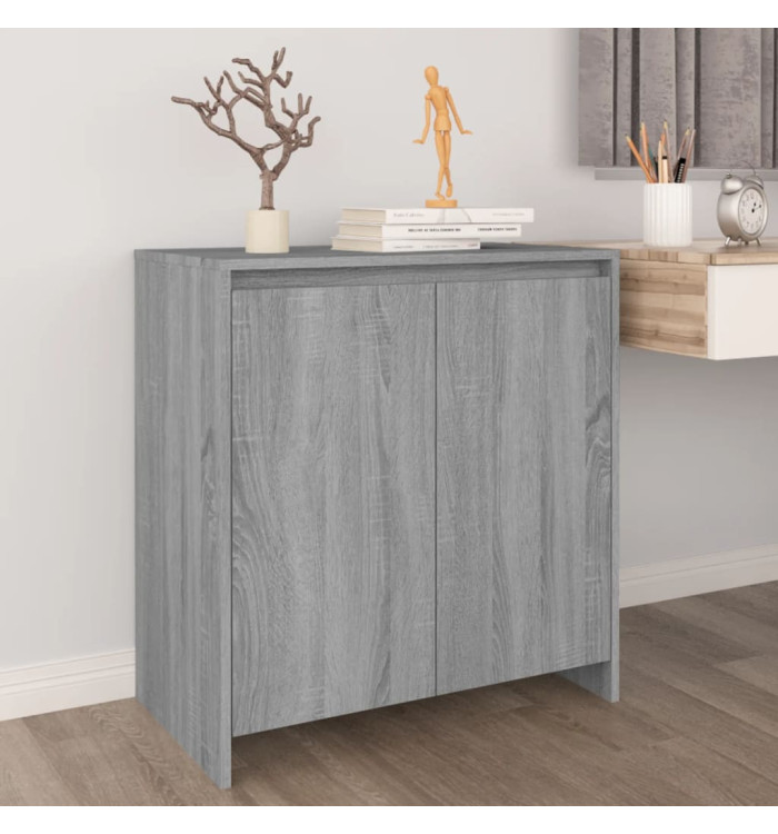 Buffet Sonoma gris 70x41x75 cm Bois d'ingénierie | Mobilier & Déco