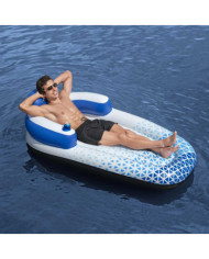 Bestway Chaise longue flottante Hydro Force 183x97 cm Bleu | Mobilier & Déco