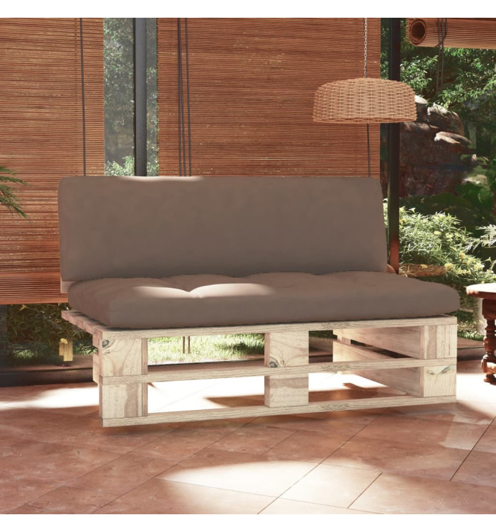 Canapé central palette de jardin bois de pin imprégné | Mobilier & Déco