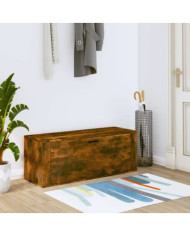 Armoire à chaussures murale Chêne fumé 100x35x38 cm | Mobilier & Déco