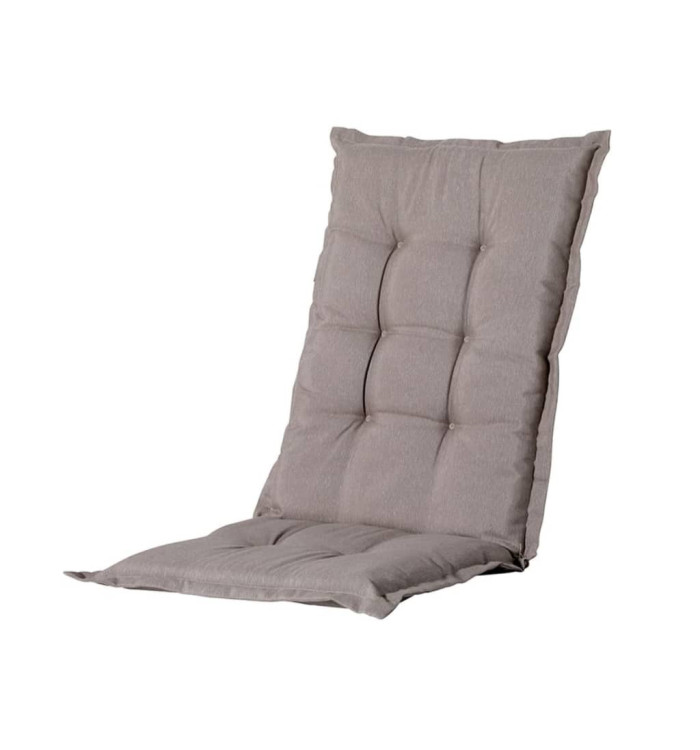 Madison Coussin de chaise à haut dossier Basic 123x50 cm taupe | Mobilier & Déco