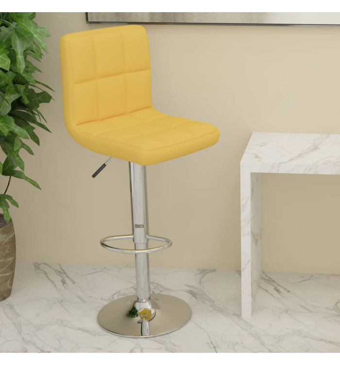 Tabouret de bar Jaune moutarde Tissu | Mobilier & Déco