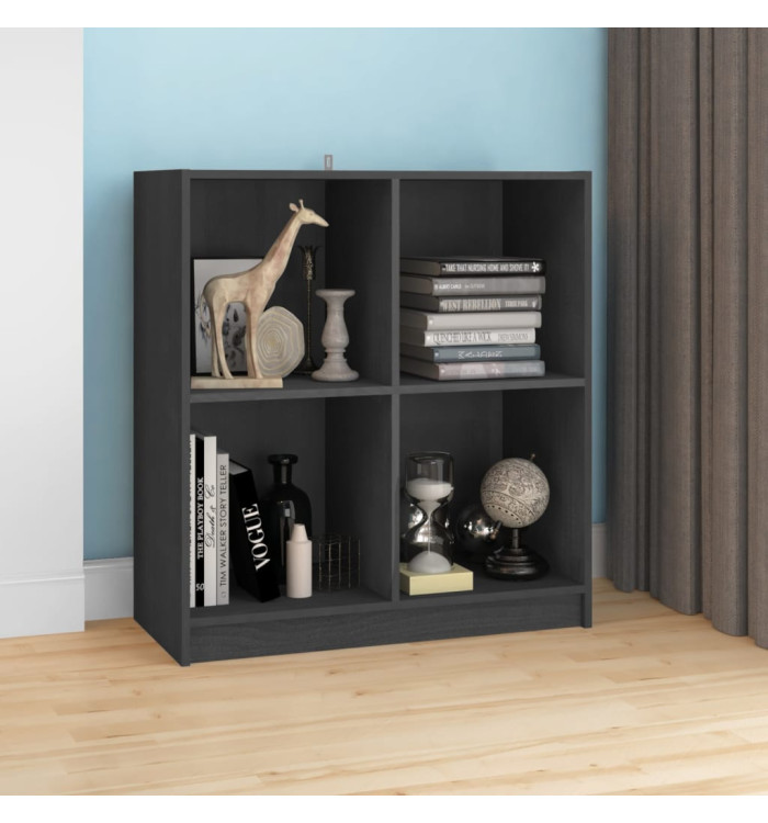 Buffet Gris 70x33x76 cm Bois massif de pin | Mobilier & Déco
