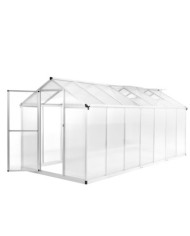 Serre Aluminium 421x190x195 cm 15,6 m³ | Mobilier & Déco