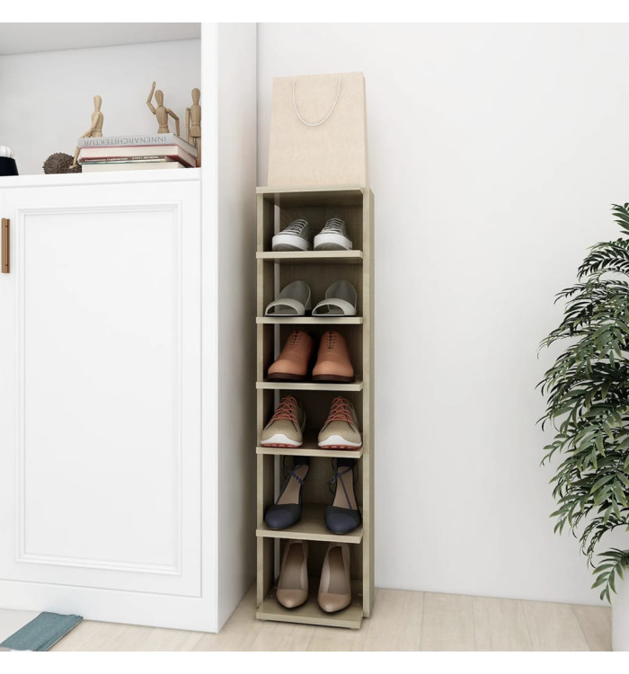Armoire à chaussures Chêne sonoma 27,5x27x102 cm | Mobilier & Déco