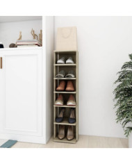 Armoire à chaussures Chêne sonoma 27,5x27x102 cm | Mobilier & Déco