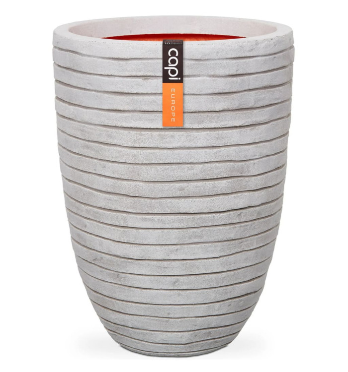 Capi Pot à fleurs Nature Row 36 x 47 cm Ivoire KRWI782 | Mobilier & Déco