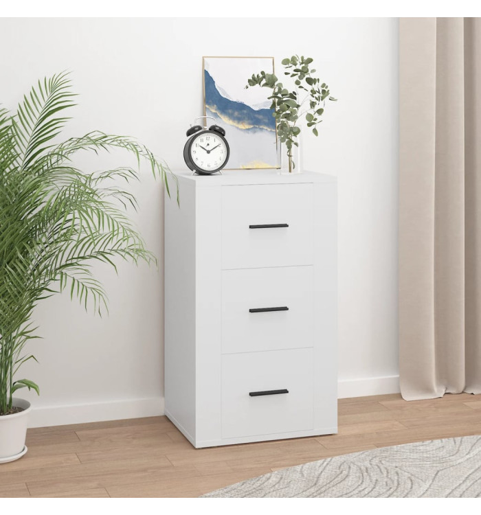 Buffet Blanc 40x33x70 cm Bois d'ingénierie | Mobilier & Déco