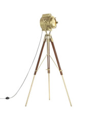 Lampadaire à trépied bois de manguier massif 193 cm | Mobilier & Déco