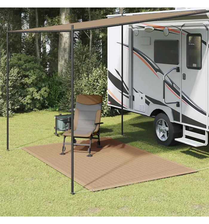 Tapis de tente 250x300 cm Taupe | Mobilier & Déco