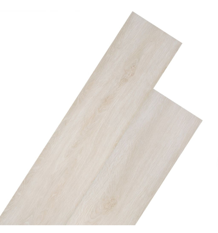 Planches de plancher PVC Non auto-adhésif Chêne blanc classique | Mobilier & Déco