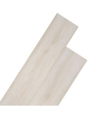 Planches de plancher PVC Non auto-adhésif Chêne blanc classique | Mobilier & Déco