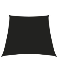Voile de parasol Tissu Oxford trapèze 2/4x3 m Noir | Mobilier & Déco