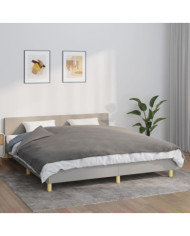 Couverture lestée avec housse Gris 155x220 cm 7 kg Tissu | Mobilier & Déco