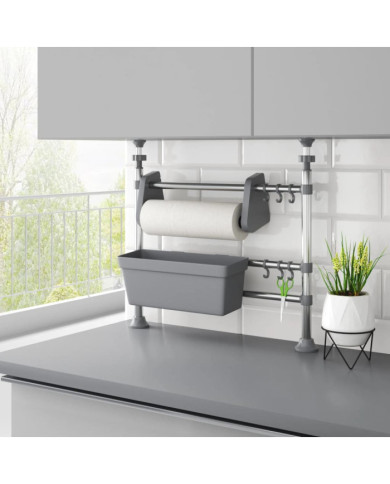Organisateur de cuisine réglable Aluminium | Mobilier & Déco
