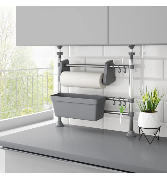 Organisateur de cuisine réglable Aluminium | Mobilier & Déco